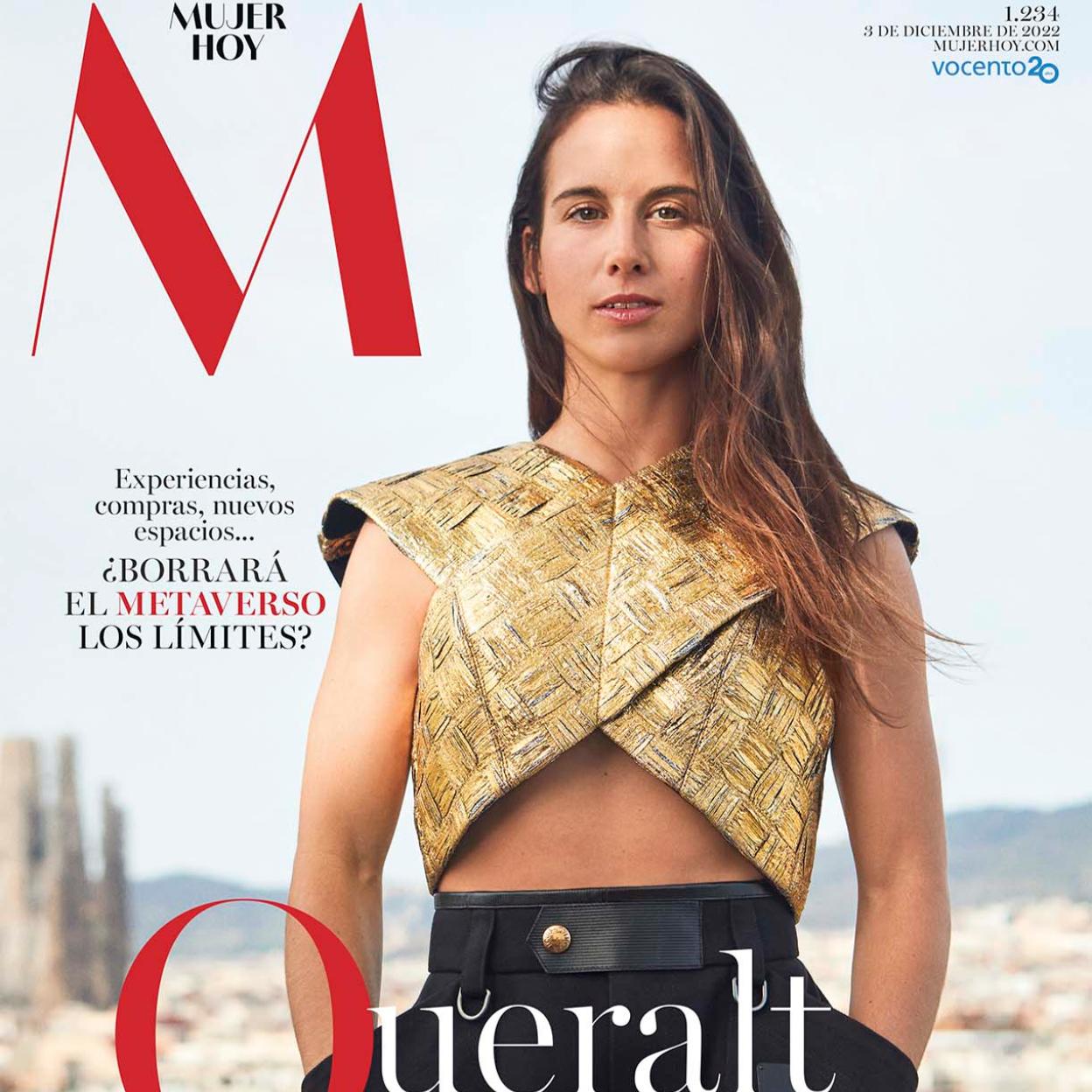 Portada del número 1.234 de la revista Mujerhoy, con la deportista Queralt Castellet.