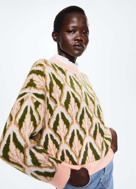 Imagen - Jersey oversize estampado de Mango, 39,99€.