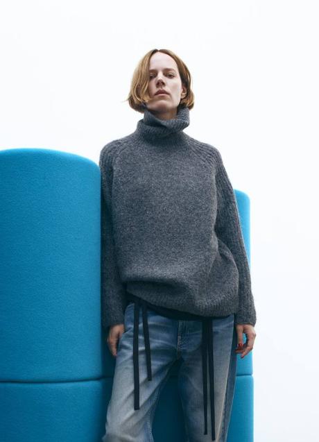 Imagen - Jersey de cuello alto gris