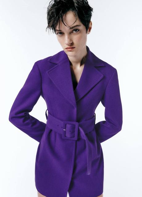 Imagen - Vestido blazer morado
