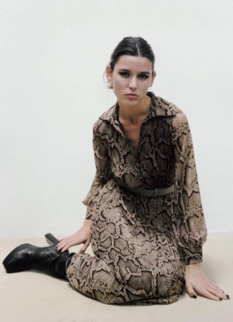 Imagen - Vestido midi con animal print