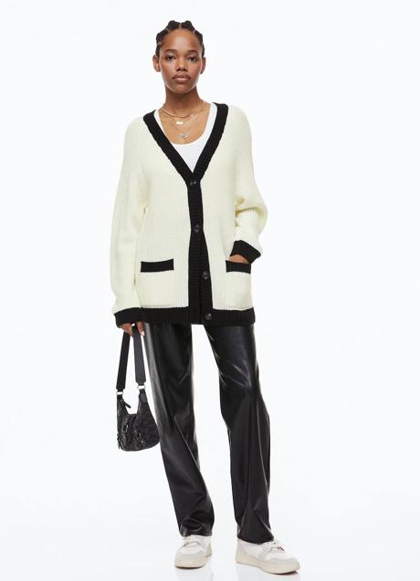 Imagen - Chaqueta de punto con ribete a contraste