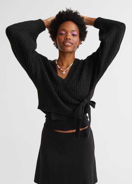 Imagen - Chaqueta de punto con diseño cruzado