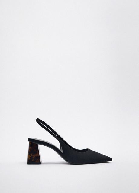 Imagen - Zapato de tacón destalonado de Zara, 29,95€.