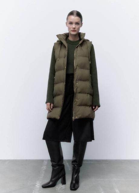 Imagen - Chaleco largo acolchado