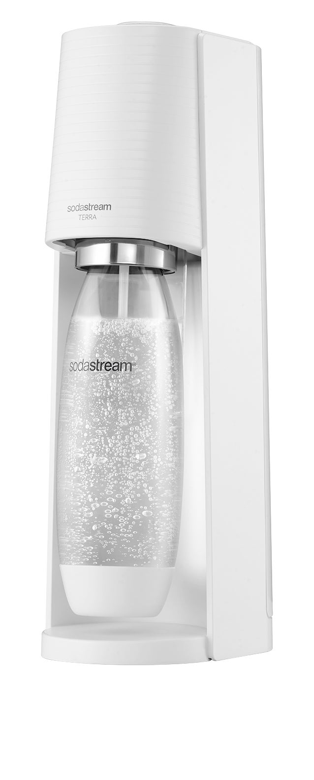 Para hacer agua con gas en casa, Sodastream Terra (89,90 €).