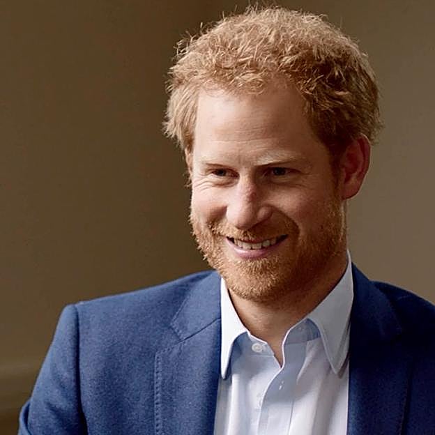 Un retrato del príncipe Harry, en su función de benefactor de la Fundación Sentebale. 