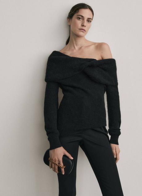 Imagen - Jersey de cuello doble negro