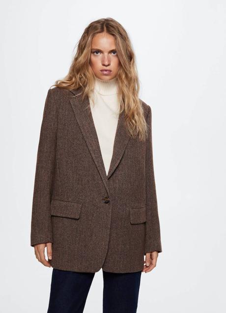 Imagen - Blazer de lana en espiga