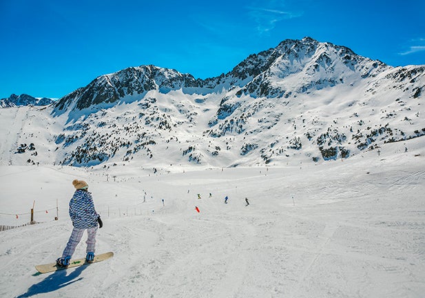 Grand Valira Ski Resort. Soldeu-El Tarter Area. Pyrenees. Andorra.