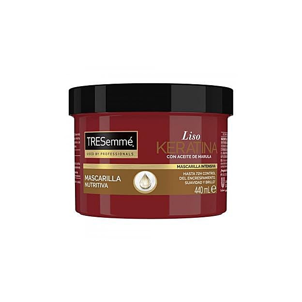 Mascarilla nutrititva liso keratina de TreSemmé.