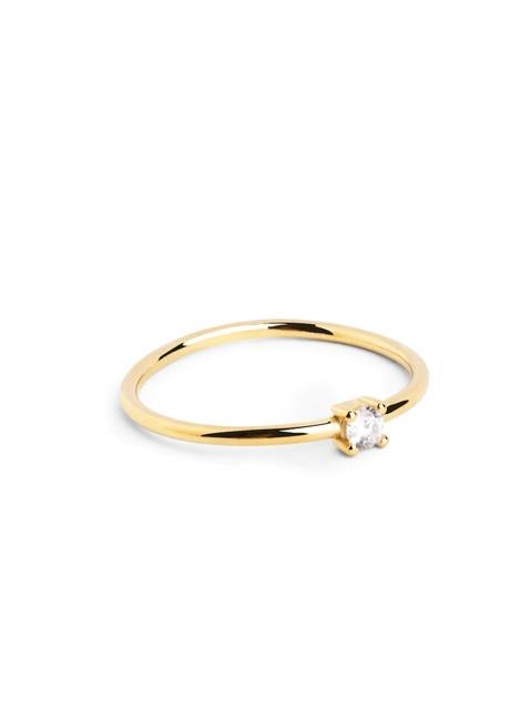 Imagen - Anillo en plata bañado en oro de Singularu. Foto: El Corte Inglés.