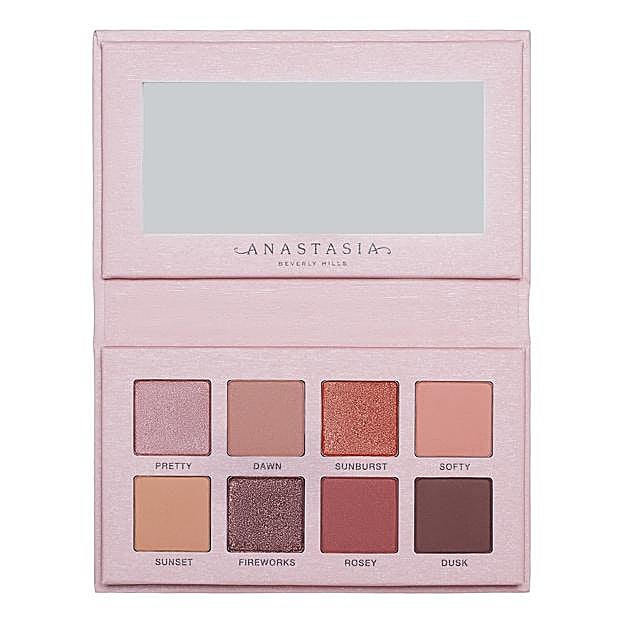Paleta mini con sombras de ojos de Anastasia.