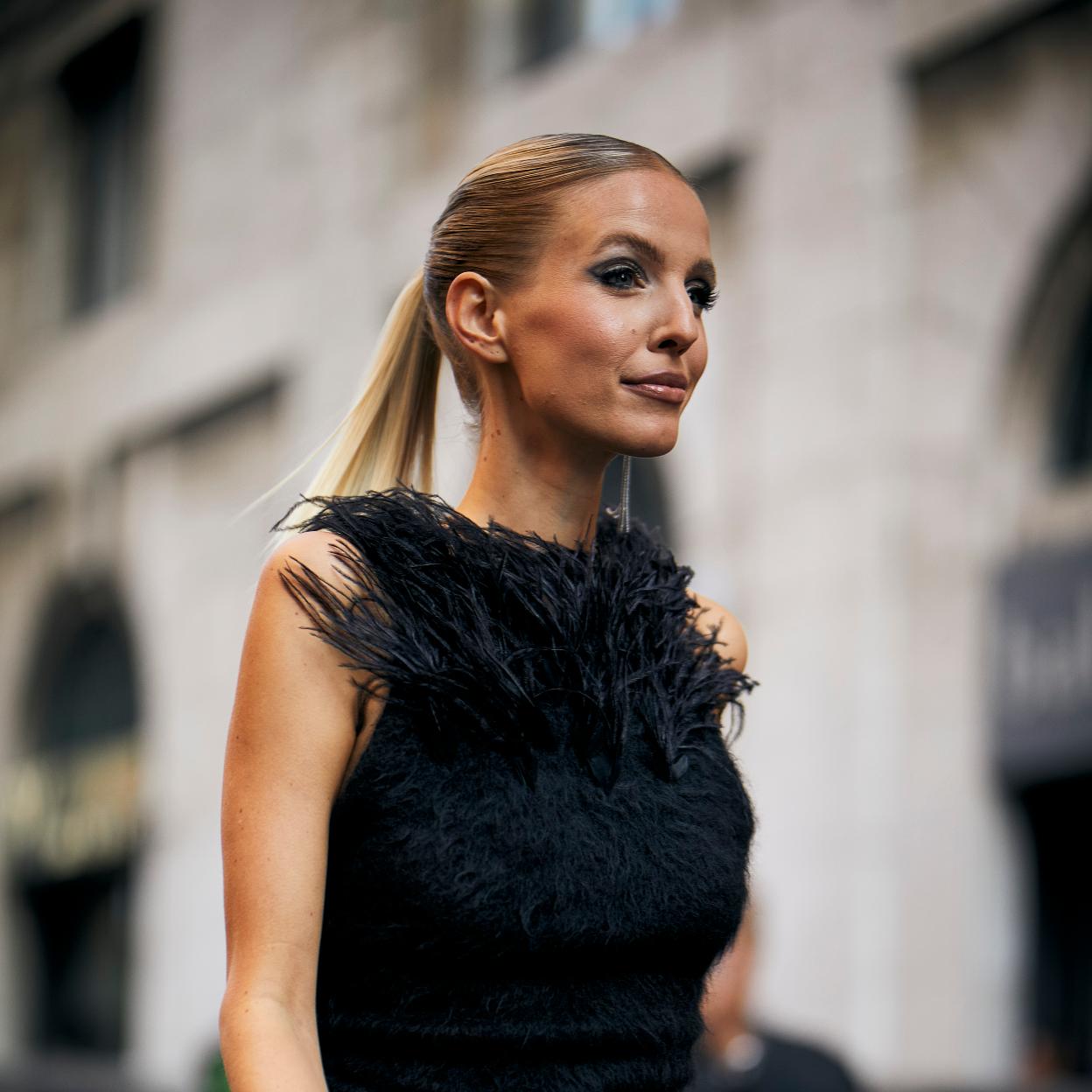 Una influencer en el street style.