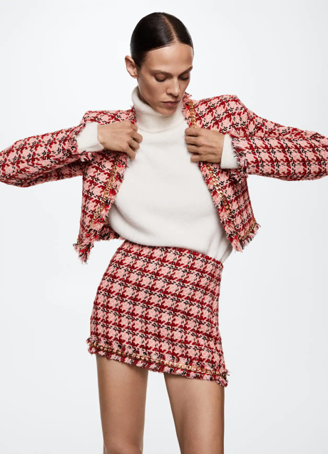 Imagen - Chaqueta tweed cadena de Mango, 79,99€.