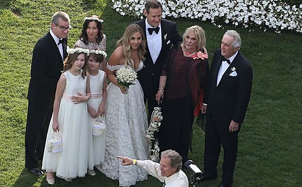 Imagen del ex marido de Meghan Markle, Trevor Enelson, el día de su boda con la heredera Tracey Kurland