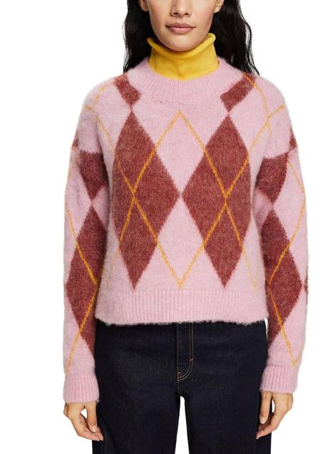 Imagen - Jersey de rombos rosa