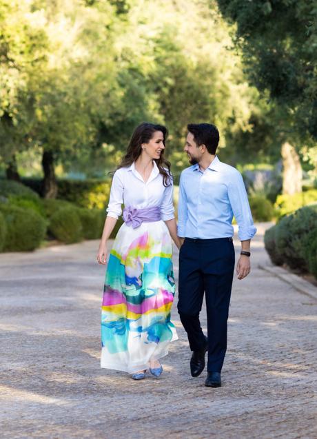 Imagen - Rajwa Al-Saif y el príncipe Hussein. Foto: Gtres.