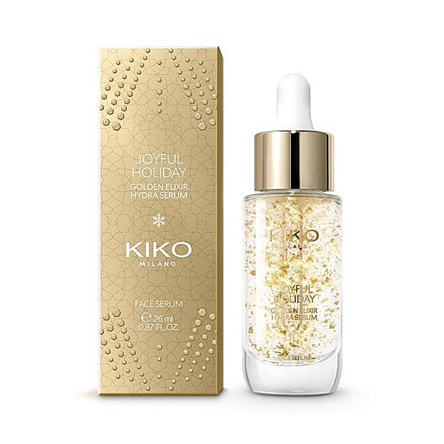 El Joyful Holiday Golden Elixir Hydra Serum de Kiko.