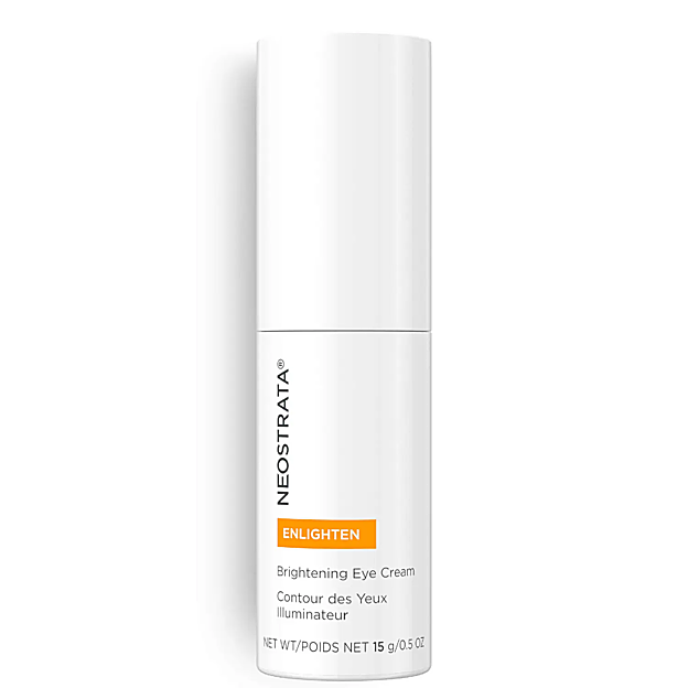 Neostrata Enlighten Brightening Eye Cream with PHAs and Vitamins C & E.