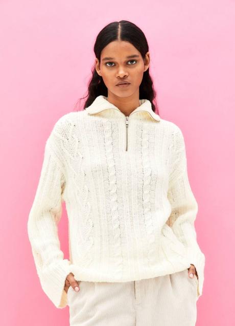 Imagen - Jersey trenzado con cremallera