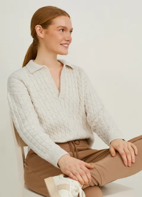 Imagen - Jersey jaspeado de C&A, 14,99€ (antes 28,99€).