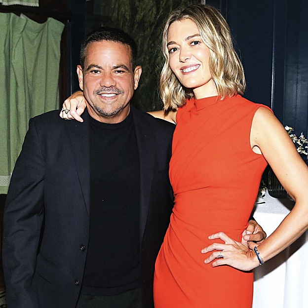 Marta Ortega llevó el mismo vestido que eligió la reina Letizia en la presentación de la colección de Narciso Rodríguez (a su lado) para Zara. 