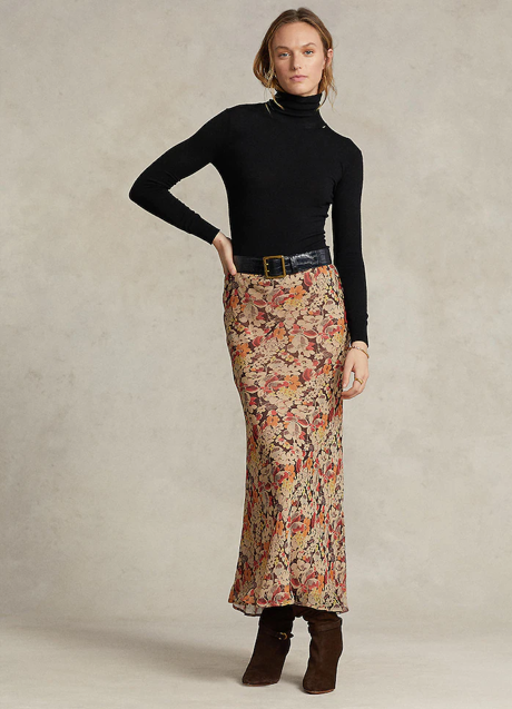 Imagen - Falda larga vaporosa con estampado floral de Polo Ralph Lauren, 147,50€ (antes 295€).