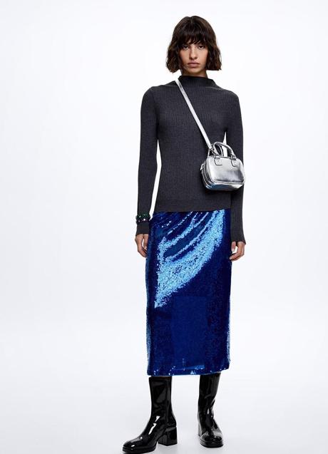 Imagen - Falda con lentejuelas de Parfois, 29,99€ (antes 39,99€).