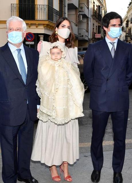 Imagen - Imagen del bautizo de la primera hija de Sofía Palazuelo, Rosario. GTRES