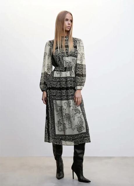 Imagen - El vestido de Mango de la reina Letizia.