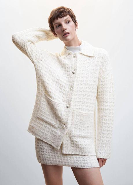 Imagen - Conjunto de punto con chaqueta y minifalda