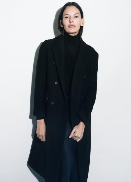 Imagen - Abrigo de lana de Zara. Foto: Zara.
