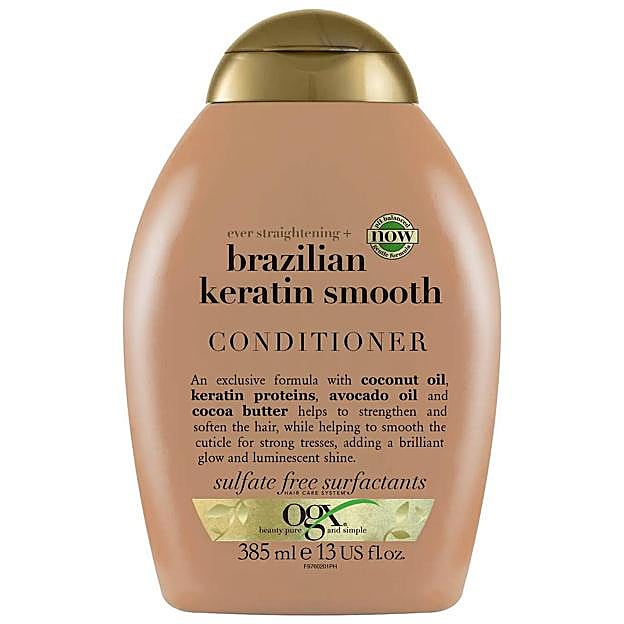Ever Straightening+ Brazilian Keratin Smooth Conditioner de OGX