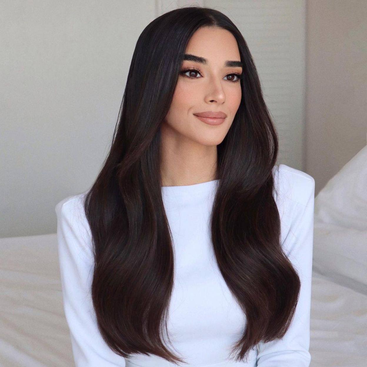 Presume de la melena sedosa de la modelo con estos acondicionadores con queratina