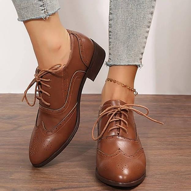 Zapatos oxford marrones