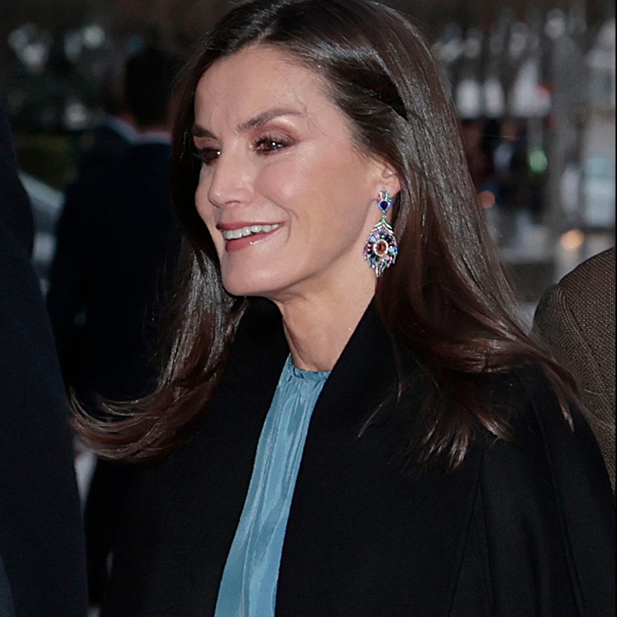 La reina Letizia en Madrid.