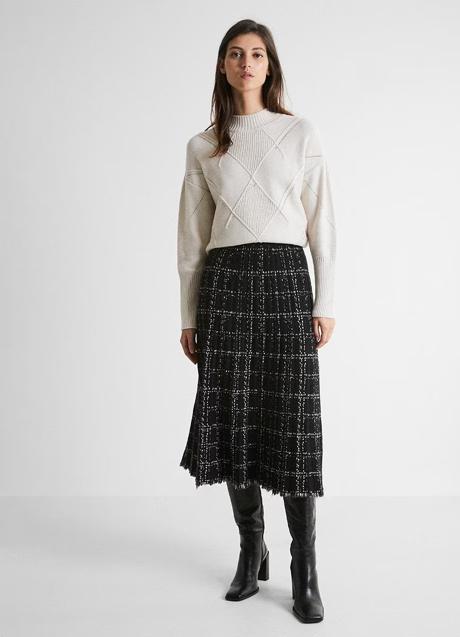 Imagen - Falda midi de tweed de Trucco, 29,95€ (antes 59,95€).