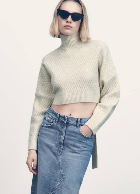 Imagen - Jersey de punto texturizado con cut-out en la espalda