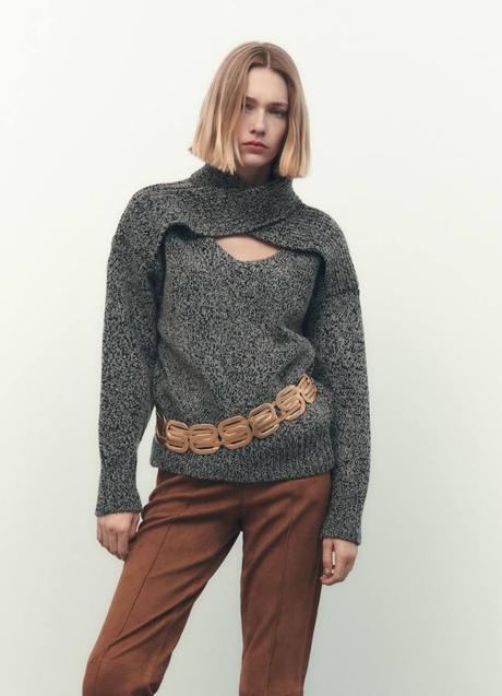 Imagen - Jersey cut-out jaspeado