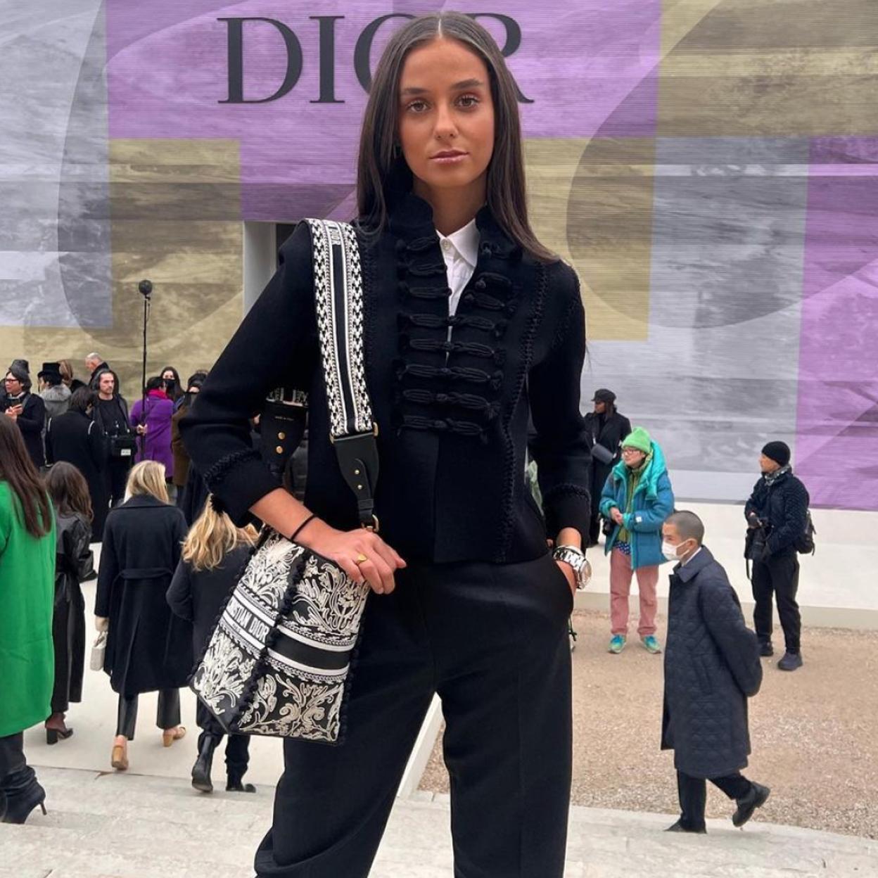 Victoria Federica de Marichalar y Borbón en el desfile de Dior.