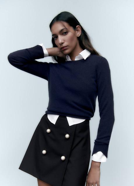 Imagen - Falda con detalle de botones perla