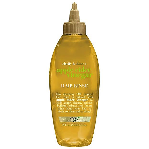 Clarify & Shine+ Apple Cider Vinegar Hair Rinse de OGX