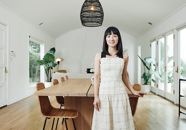 Organizing consultant and television personality Marie Kondo, Konmari, poses for a portrait in her home office in West Hollywood California on July 24, 2019. (Photo by Michael Buckner/Variety/Penske Media via Getty Images)