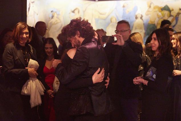 Una velada llena de sentimiento y emociones a flor de piel para la actriz italiana.