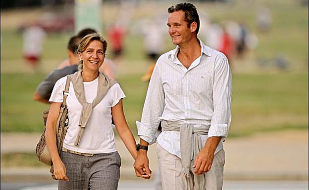 La infanta Cristina e Iñaki urdangarin en una imagen anterior a su separación