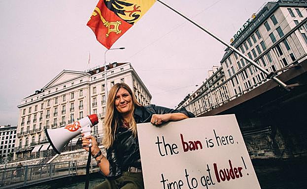 La activista sueca y Premio Nobel Beatrice Fihn