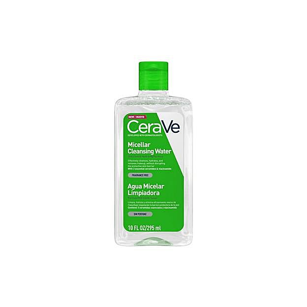 Limpiador desmaquillante Micellar Cleasing Water de CeraVe.