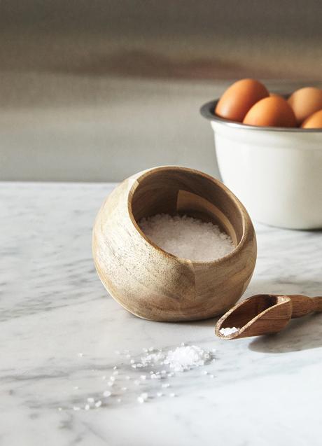 Imagen - Salero de madera con pala