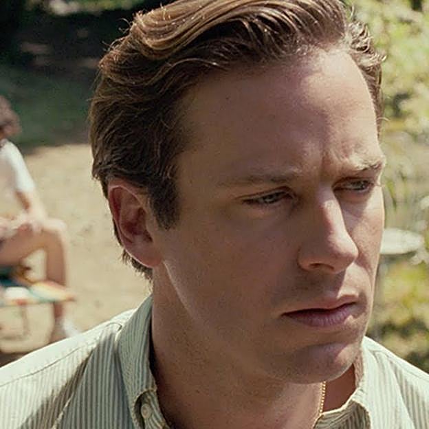 Armie Hammer en Call me by your name.
